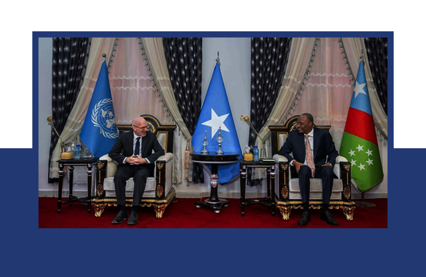 President of Southwest Somalia Meets UN Special Envoy to Strengthen Peace and Development Efforts