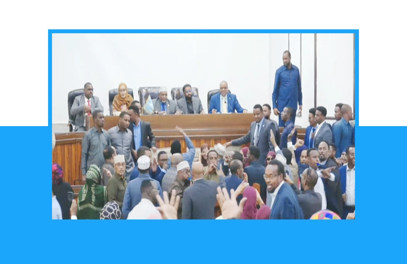 Chaos Erupts in Somali Federal Parliament Session Over Constitutional Agenda